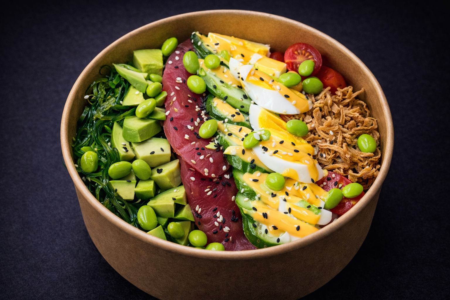 Tuna poke bowl